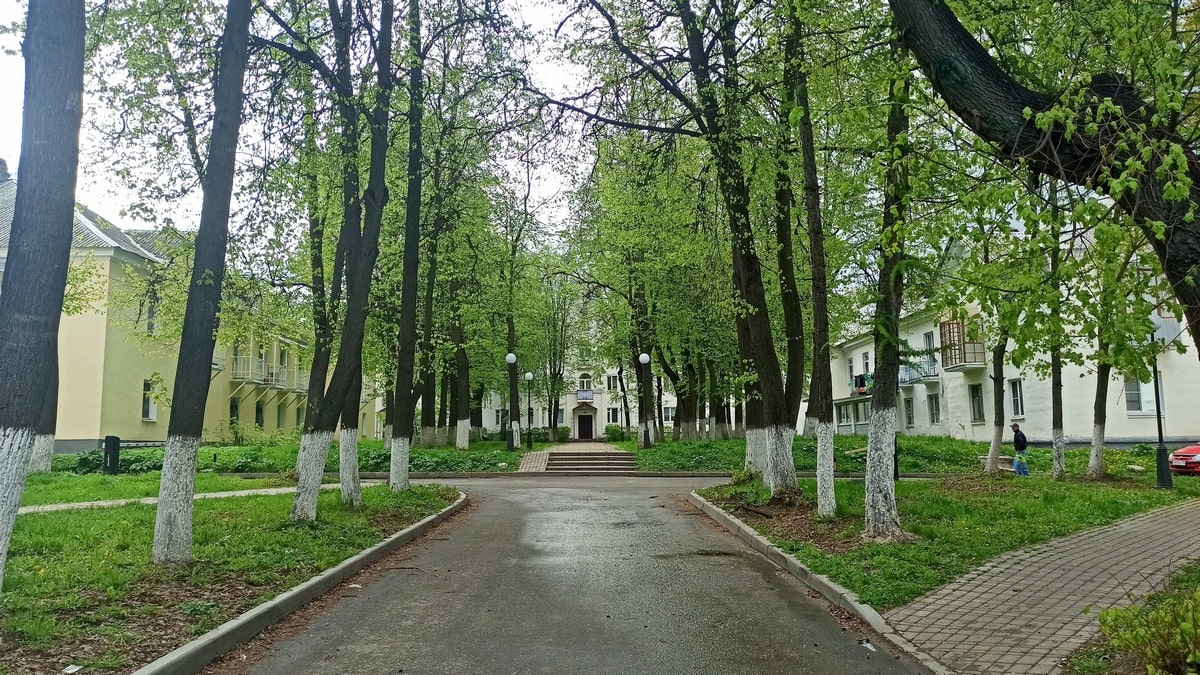 Улица Горького сквер аллея 850-летия