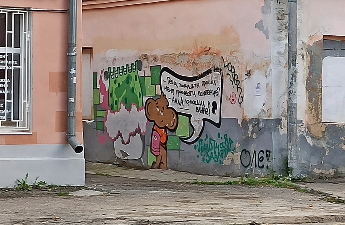 Центр Владимира граффити