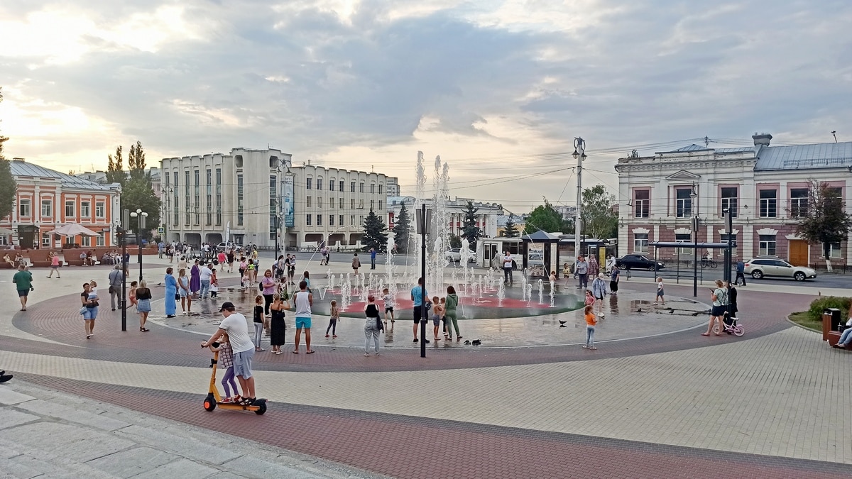 Центр Владимира фонтан