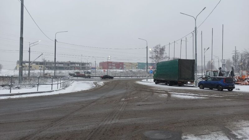 Дорожные перемычки во Владимире попали в пробку