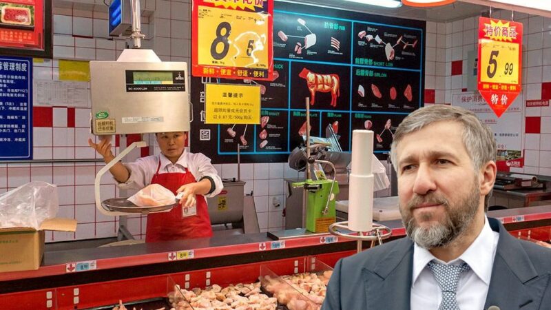 Аникеев наладил поставки растительного мяса в Китай