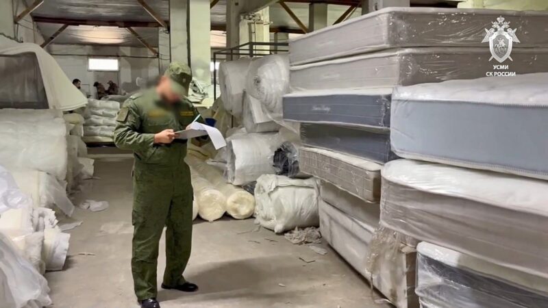 В Коврове накрыли производство поддельных матрасов «Асконы»