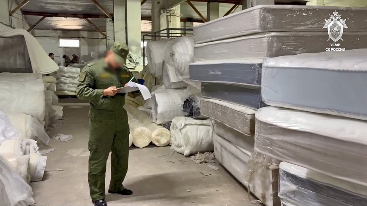 В Коврове накрыли производство поддельных матрасов «Асконы»