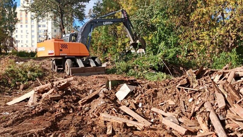 Сгоревший дом на улице Гороховой снесли под дворец юстиции
