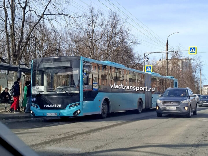 По Владимиру запустили опытный автобус-гармошку