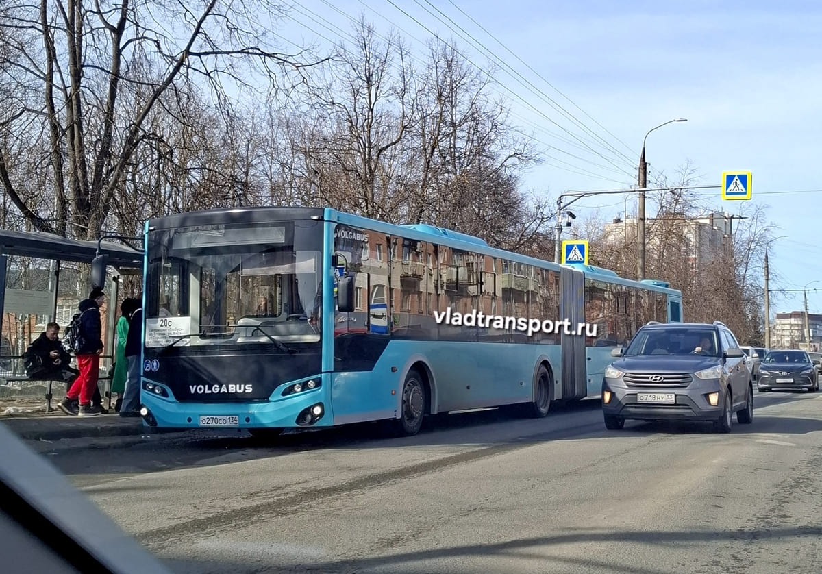По Владимиру запустили опытный автобус-гармошку