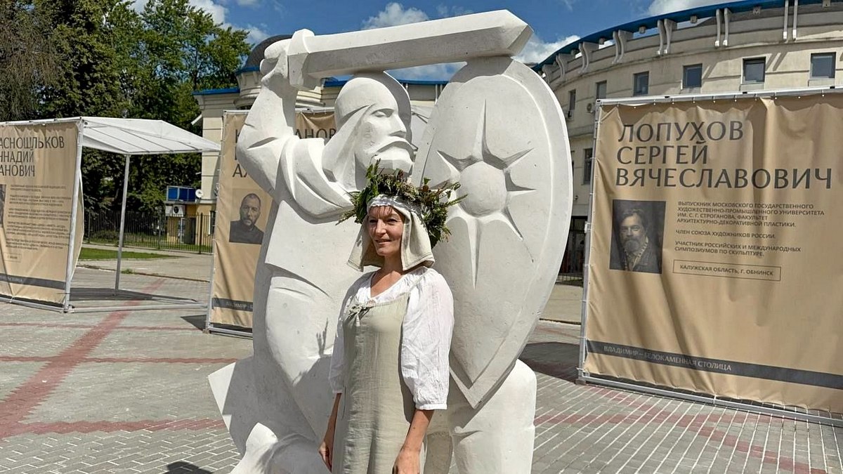 Белокаменная скульптура фестиваль памятник