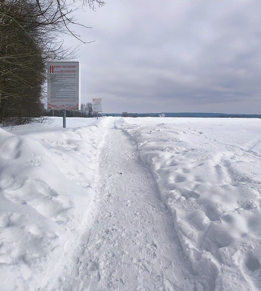 Боголюбово покрова на нерли снег