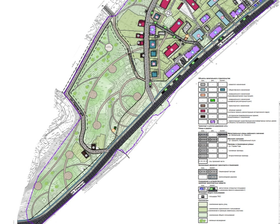 Центр Владимира пешеходная зона схема-min