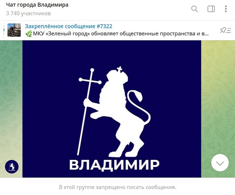 Мэрия Владимира объяснила закрытие чата с жителями в Телеграме