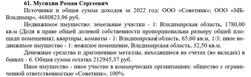 Декларация Мусихин 2022