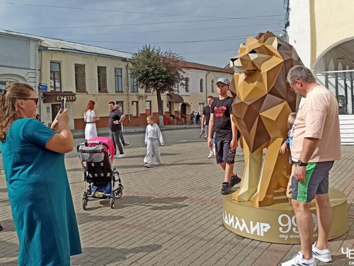 Полигональный лев вернется в центр Владимира ко Дню города