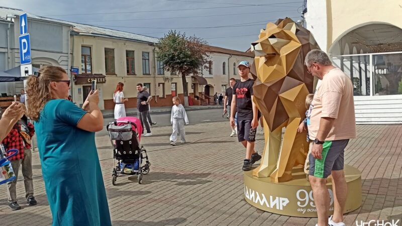 Полигональный лев вернется в центр Владимира ко Дню города
