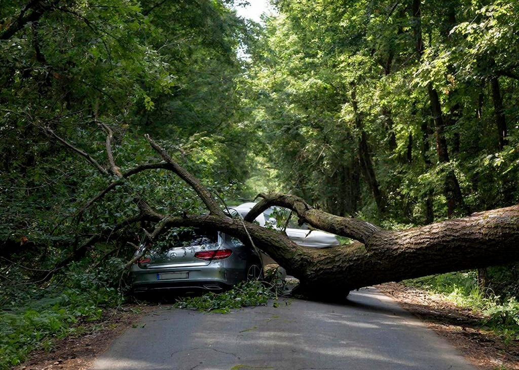 Белый дом избежал выплаты ущерба за упавшее на «Мерседес-Бенц» дерево