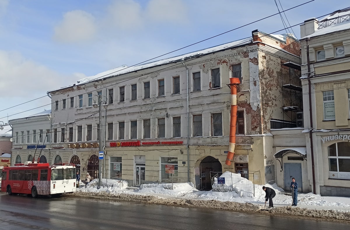 Ремонт дома-памятника на Гагарина затянули на четыре года