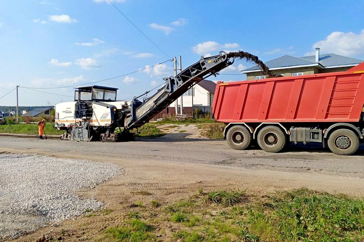 ДСУ-3 ремонт дороги Спасское Мосино 2