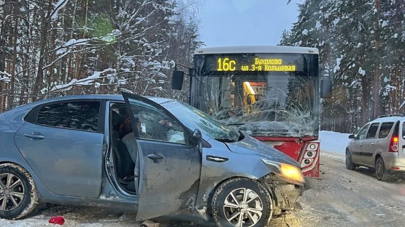 Во Владимирской области в ДТП со скорой и автобусом пострадали дети