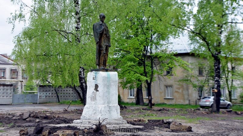 В Гусь-Хрустальном демонтировали памятник «Железному Феликсу»