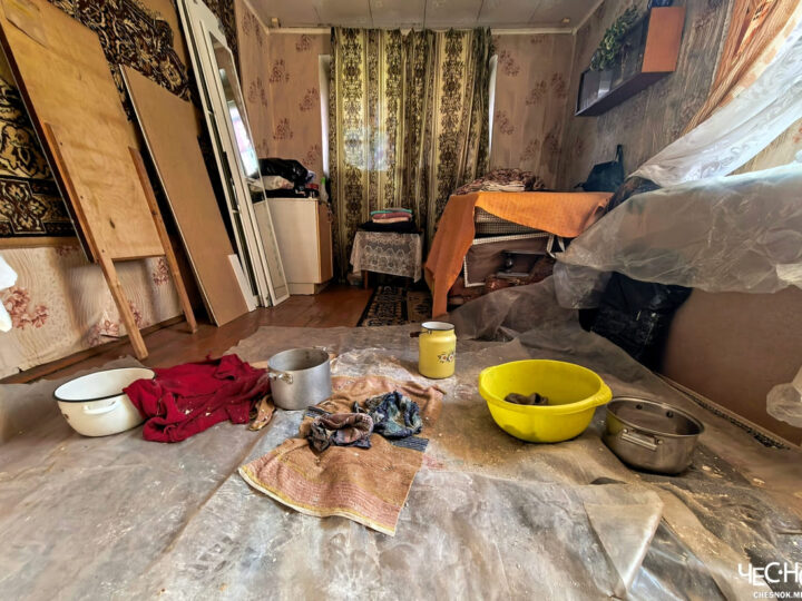 Средь ведер и кастрюль. В Гусь-Хрустальном районе текут крыши и слезы жителей