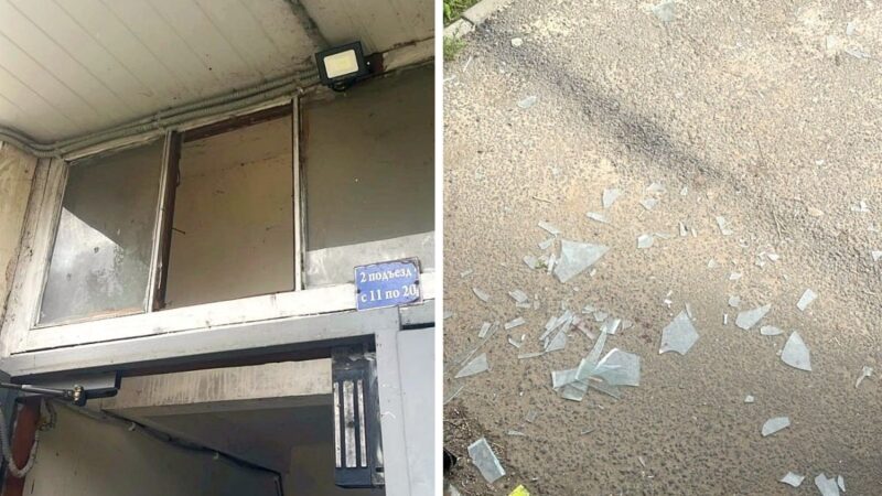 В Александровском районе на девочку из подъезда вывалилось стекло