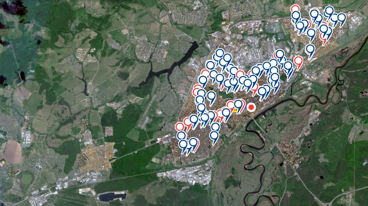 Карта электросамокаты