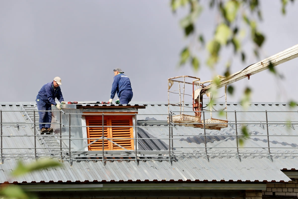 В Киржаче восстанавливают поврежденные БПЛА дома