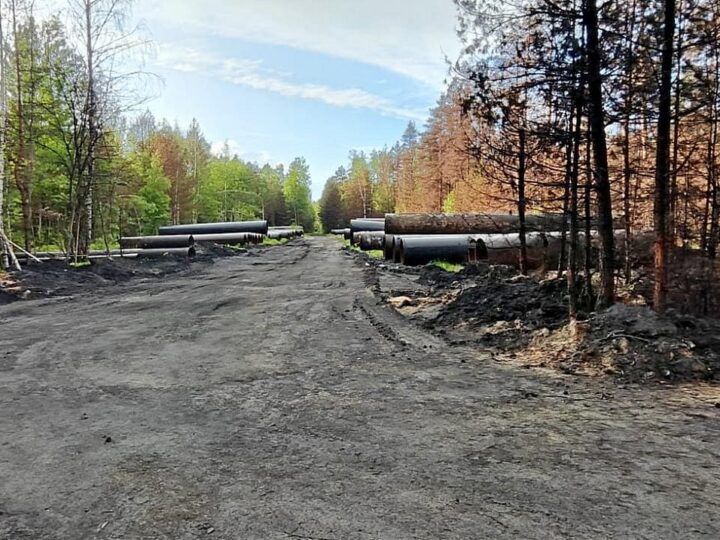 Военную часть в Киржаче превратили в полигон по сжиганию мусора