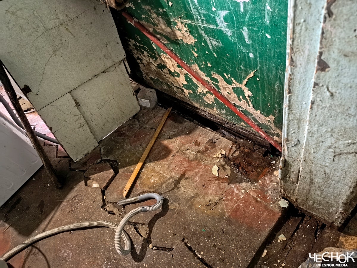 Кольчугино аварийный дом-коммуна 7