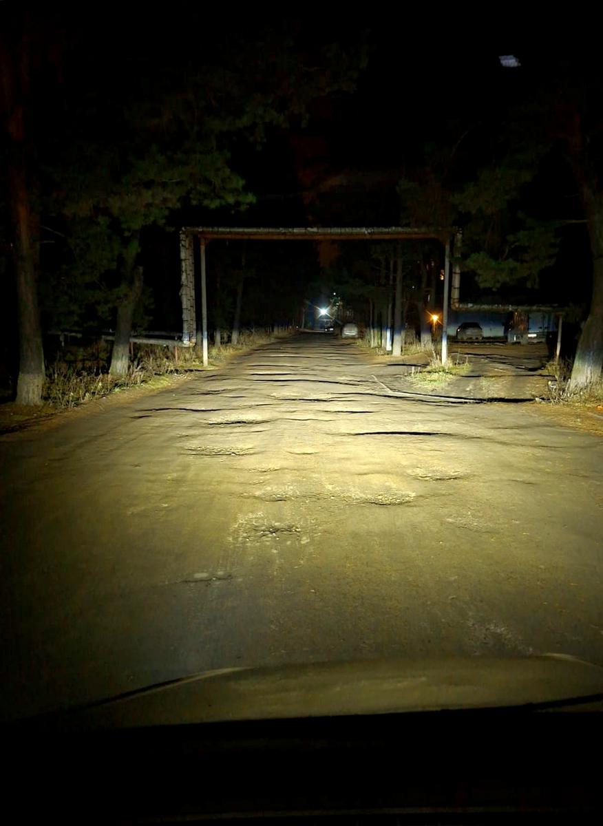 Костерево без освещения