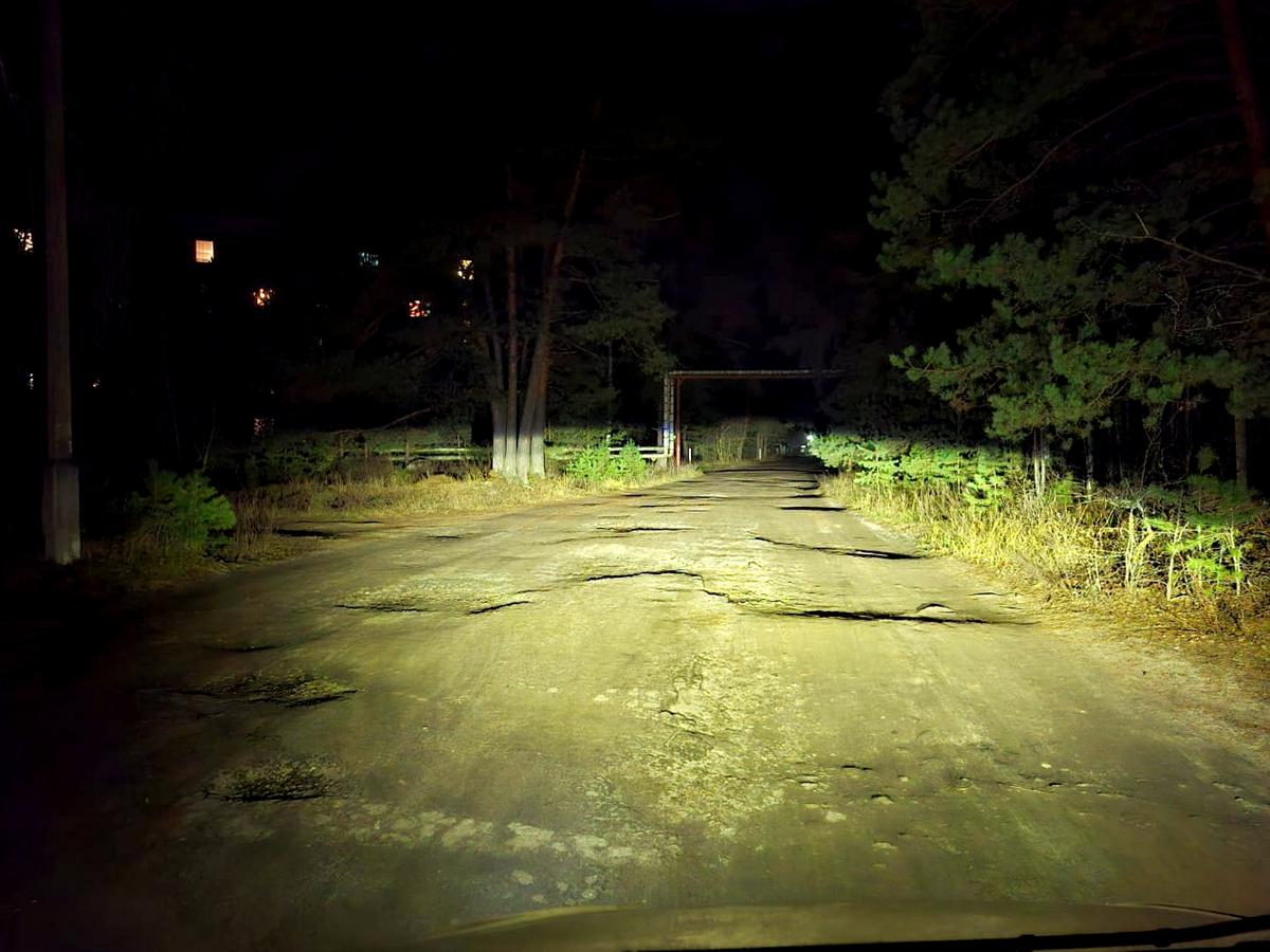 Костерево военный городок освещение дорога