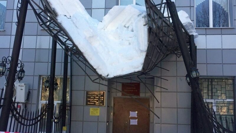 Владимирское правосудие не выдержало снега