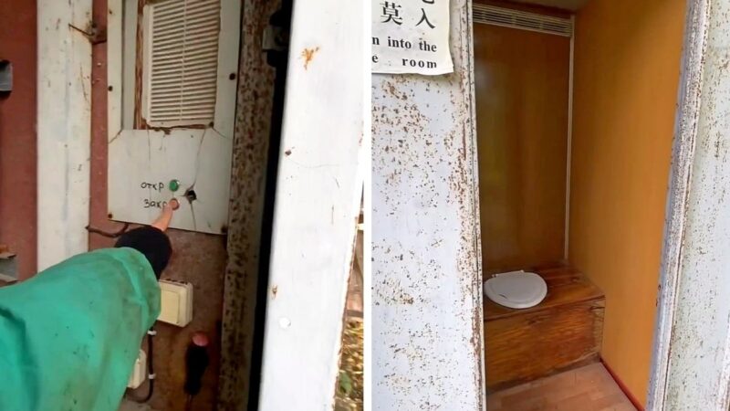 Сделанный под Гороховцом туалет из лифта прославился в соцсетях