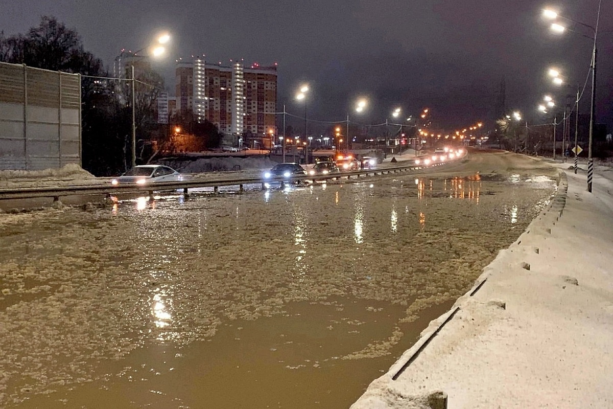 1 января во Владимире затопило Пекинку