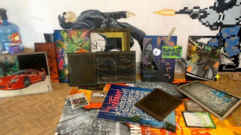 Полсотни картин владимирских художников сгорели на пожаре