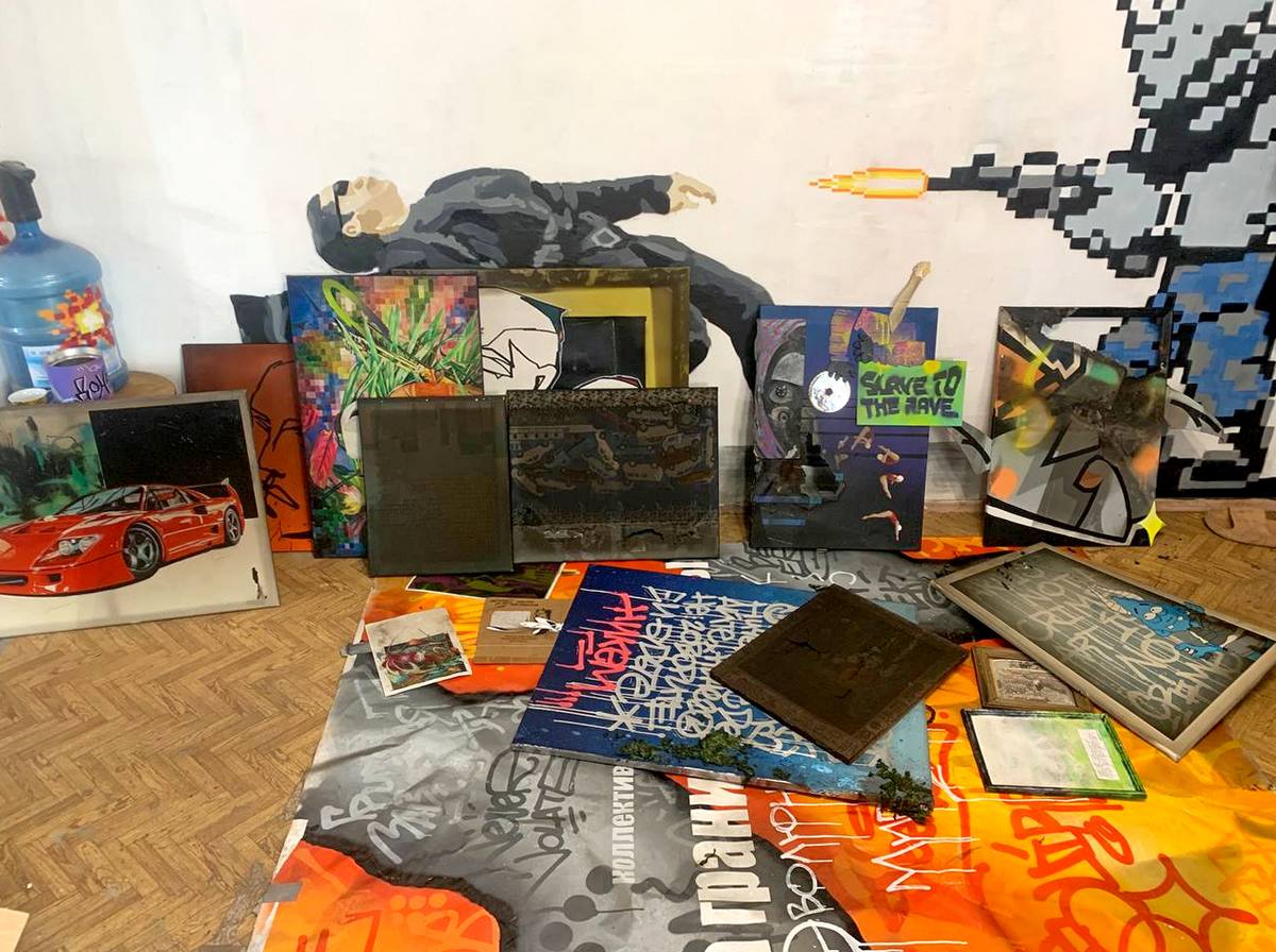 Полсотни картин владимирских художников сгорели на пожаре