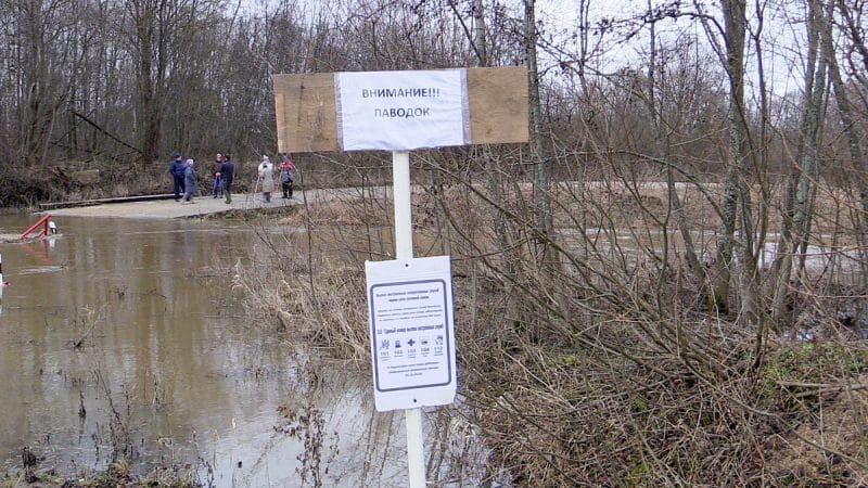 В отрезанной паводком деревне Мостищево остались семь жителей