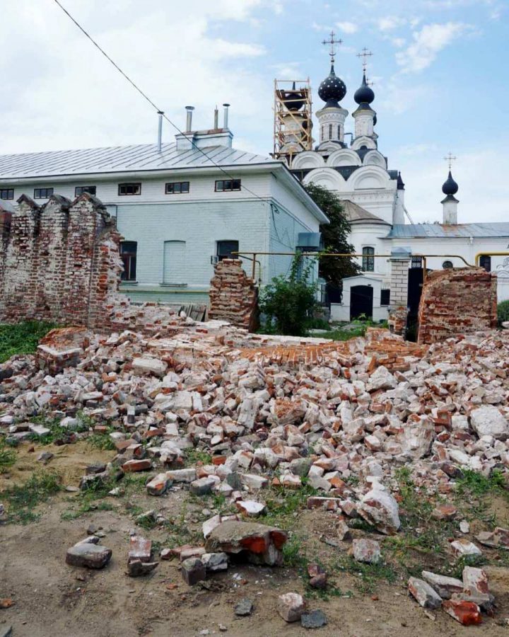Муром обрушение мужской монастырь