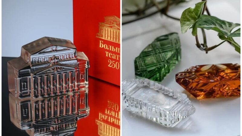 Владимирские мастера изготовили хрустальные конфеты и Большой театр