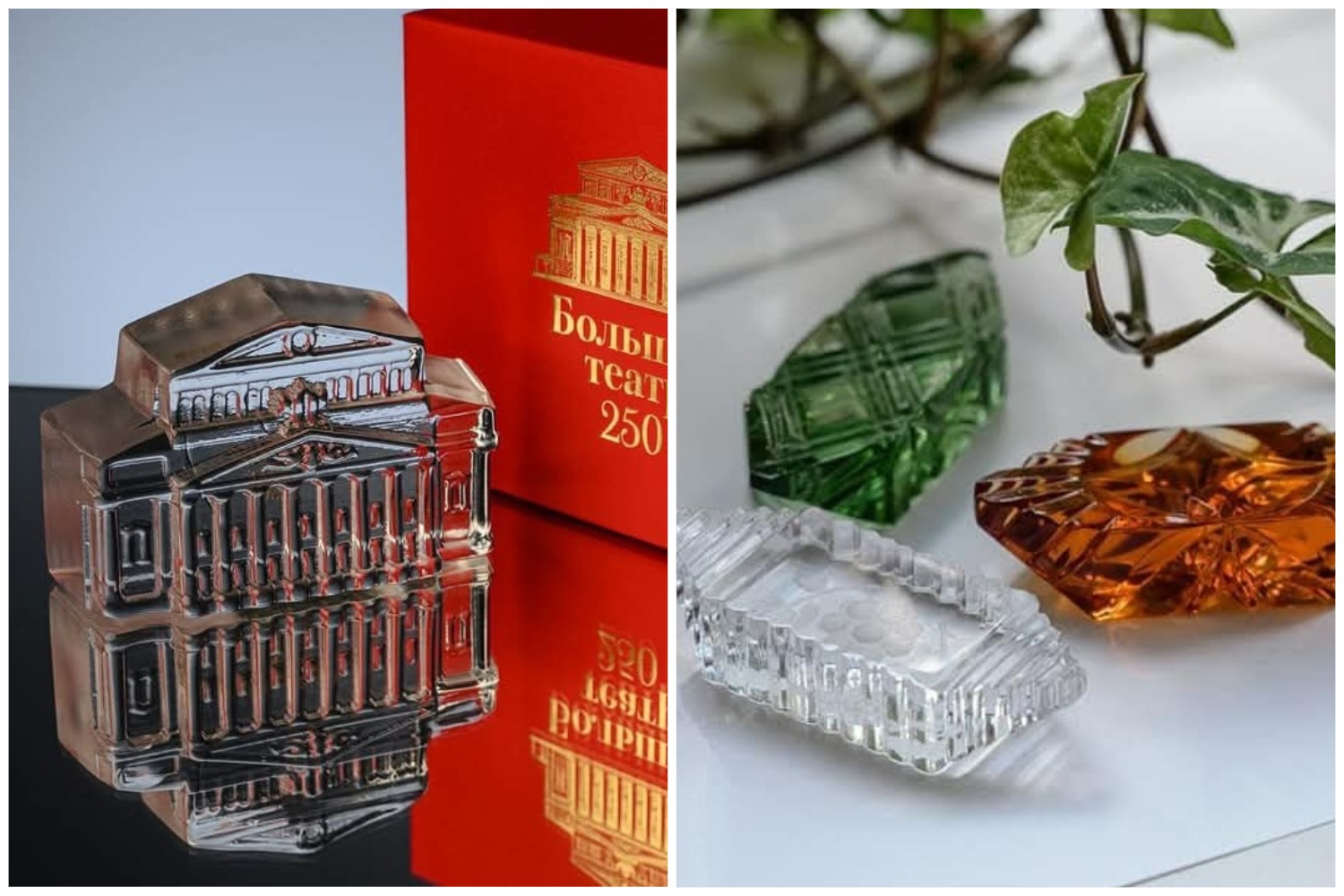 Владимирские мастера изготовили хрустальные конфеты и Большой театр