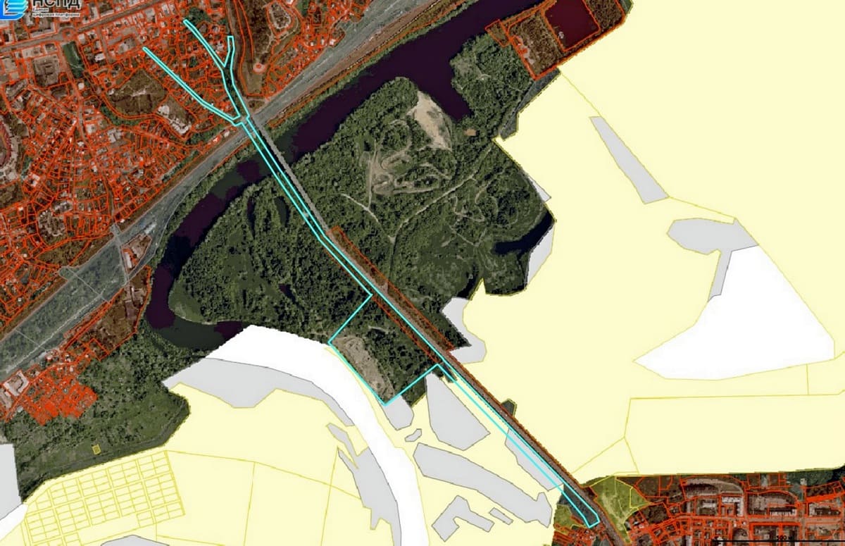 Набережная карта