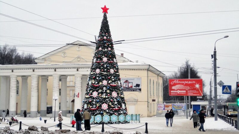 Владимирские светофоры заиграли новогодние песни