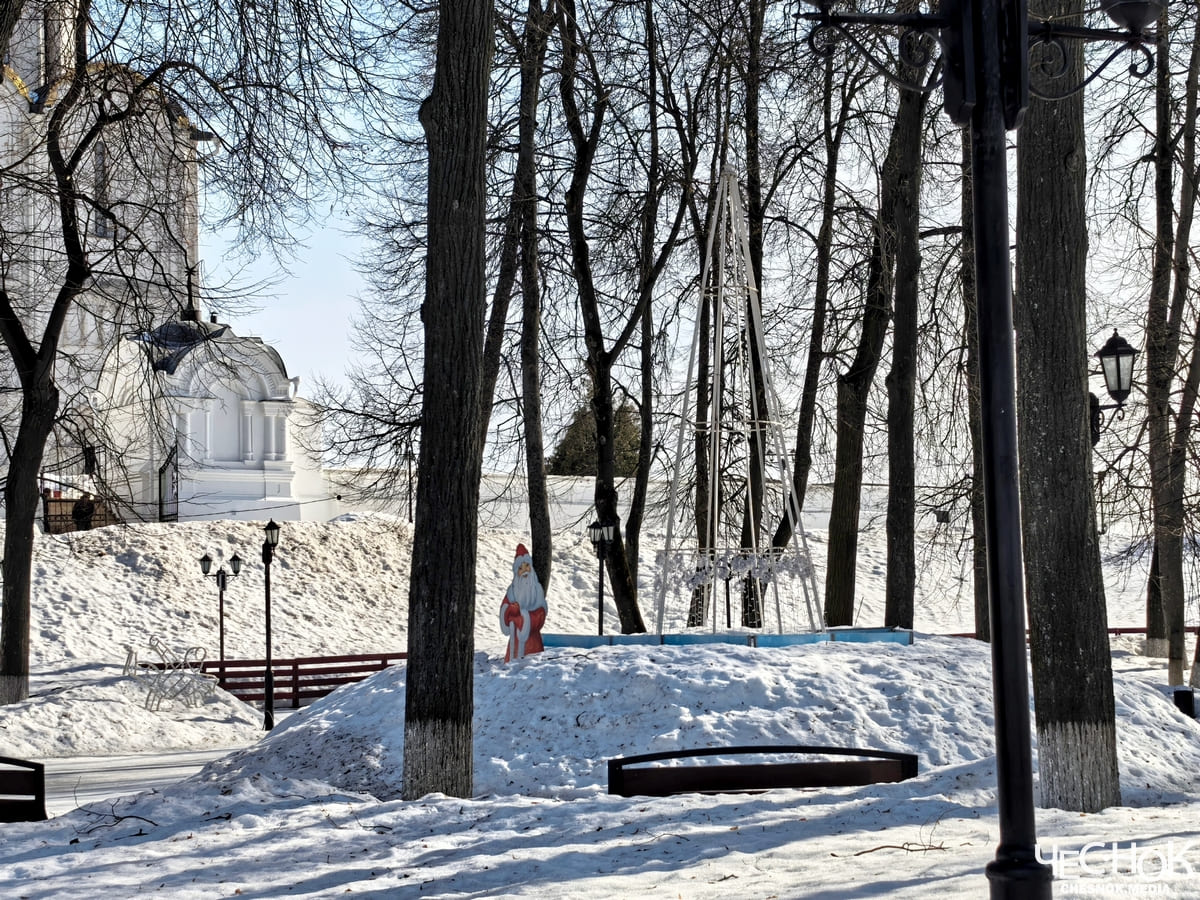 Празднование Нового года во Владимире завершится через неделю