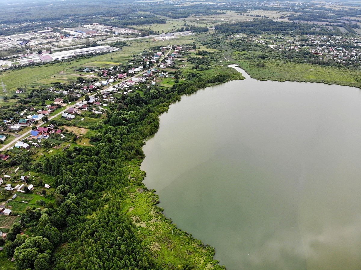 Озеро Рукавское битумный завод