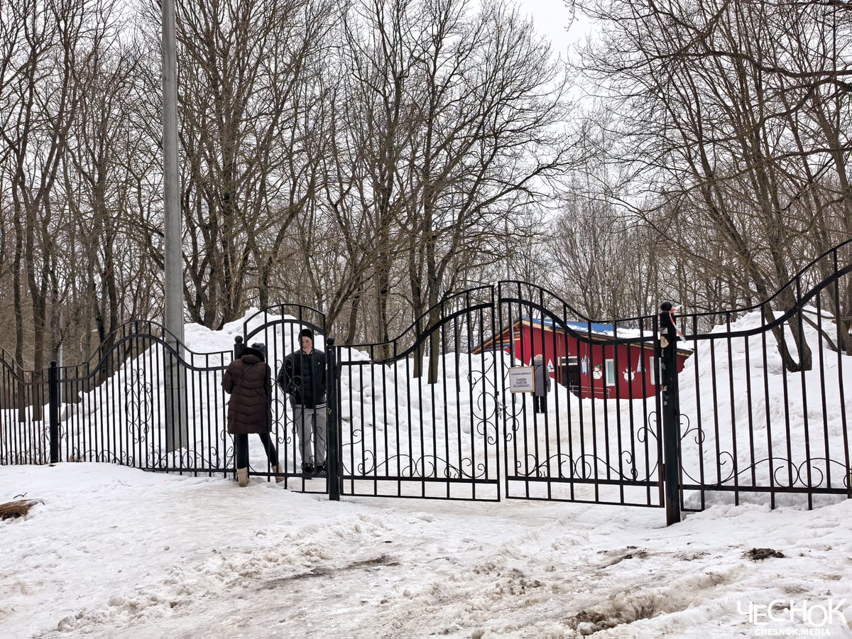 Владимирцам заварили вход в парк «Дружба»