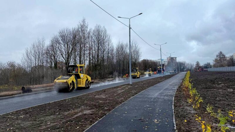 Строительство дублера Октябрьского проспекта завершено