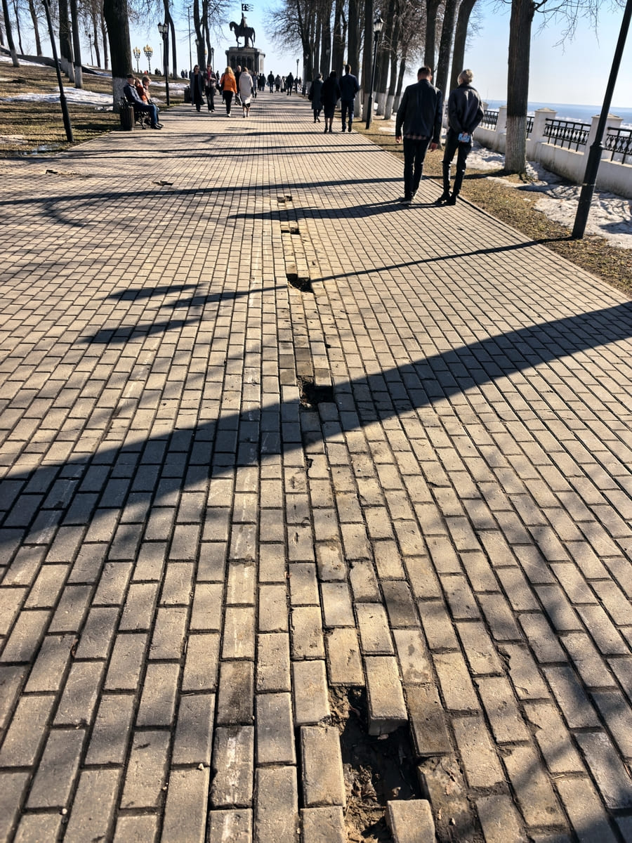 Парк Пушкина брусчатка 2