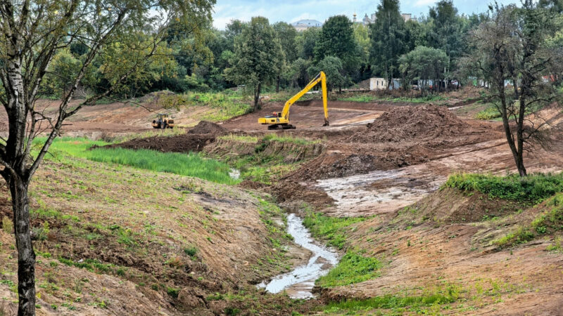Благоустройство прудов в парке у ДТЮ перенесли на год