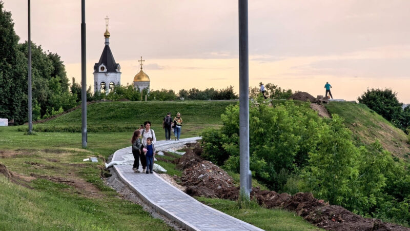 В центре Владимира построили «сухую набережную»