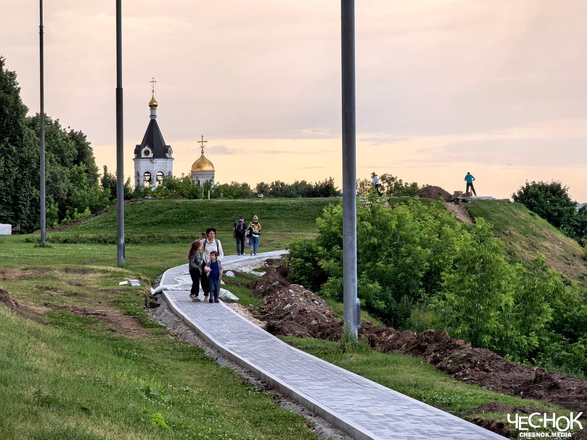 В центре Владимира построили «сухую набережную»
