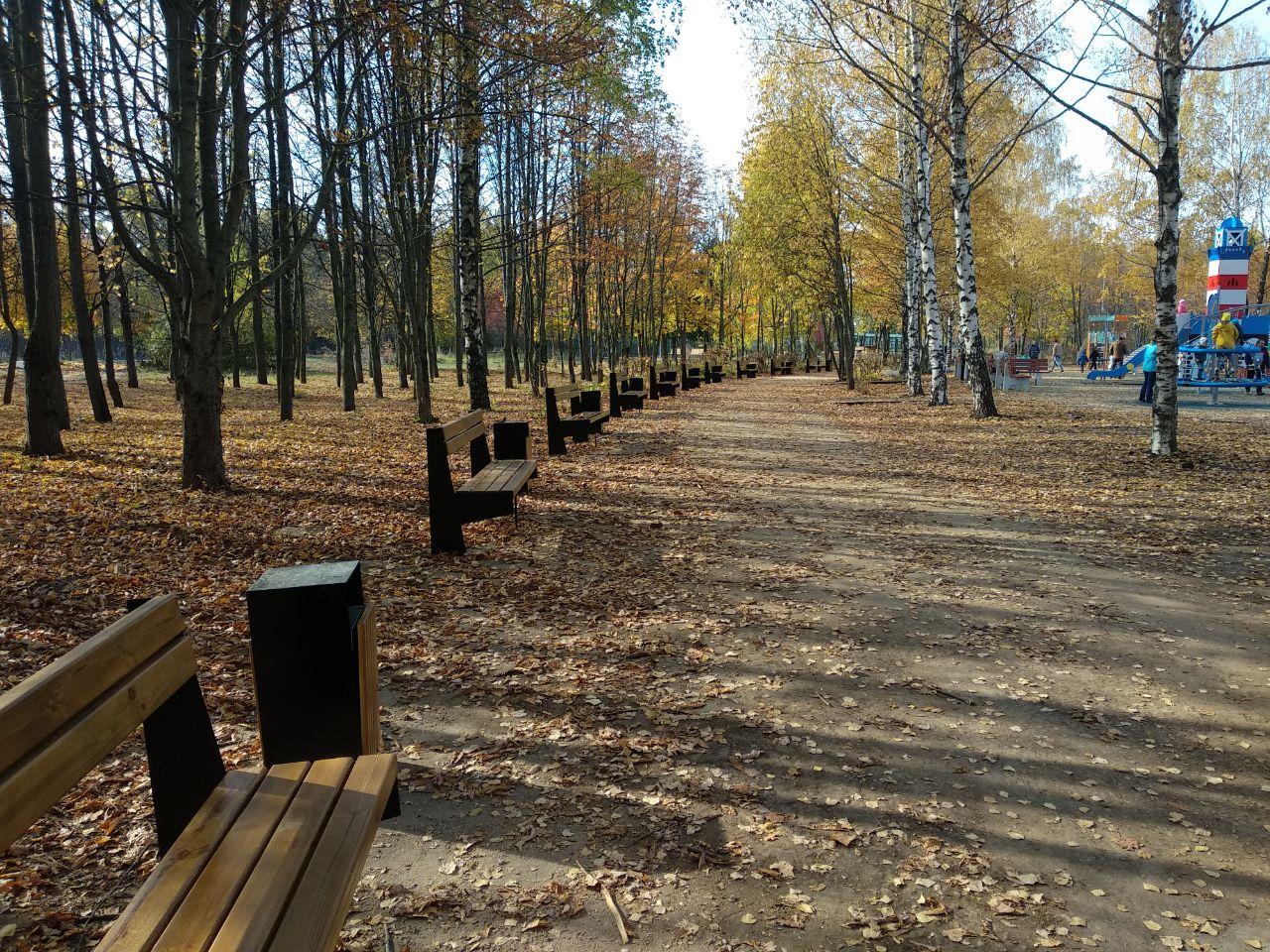 В парке «Добросельский» в декабре засеют газон и сделают ливневку